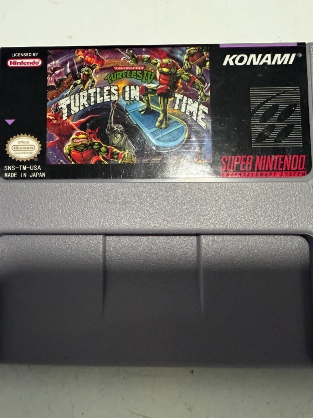 TNMT Turtles in Time SNES